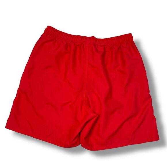 Nike Red Swim Trunks Men’s Size L Mesh Lined Board Shorts Drawstring Y2K Casual - Picture 6 of 11